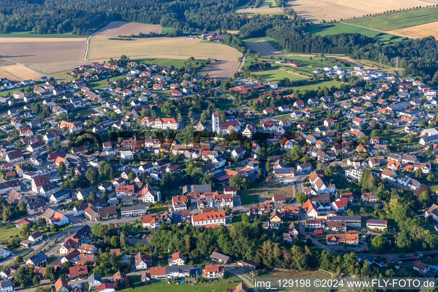 Bingen im Bundesland Baden-Württemberg, Deutschland aus der Luft