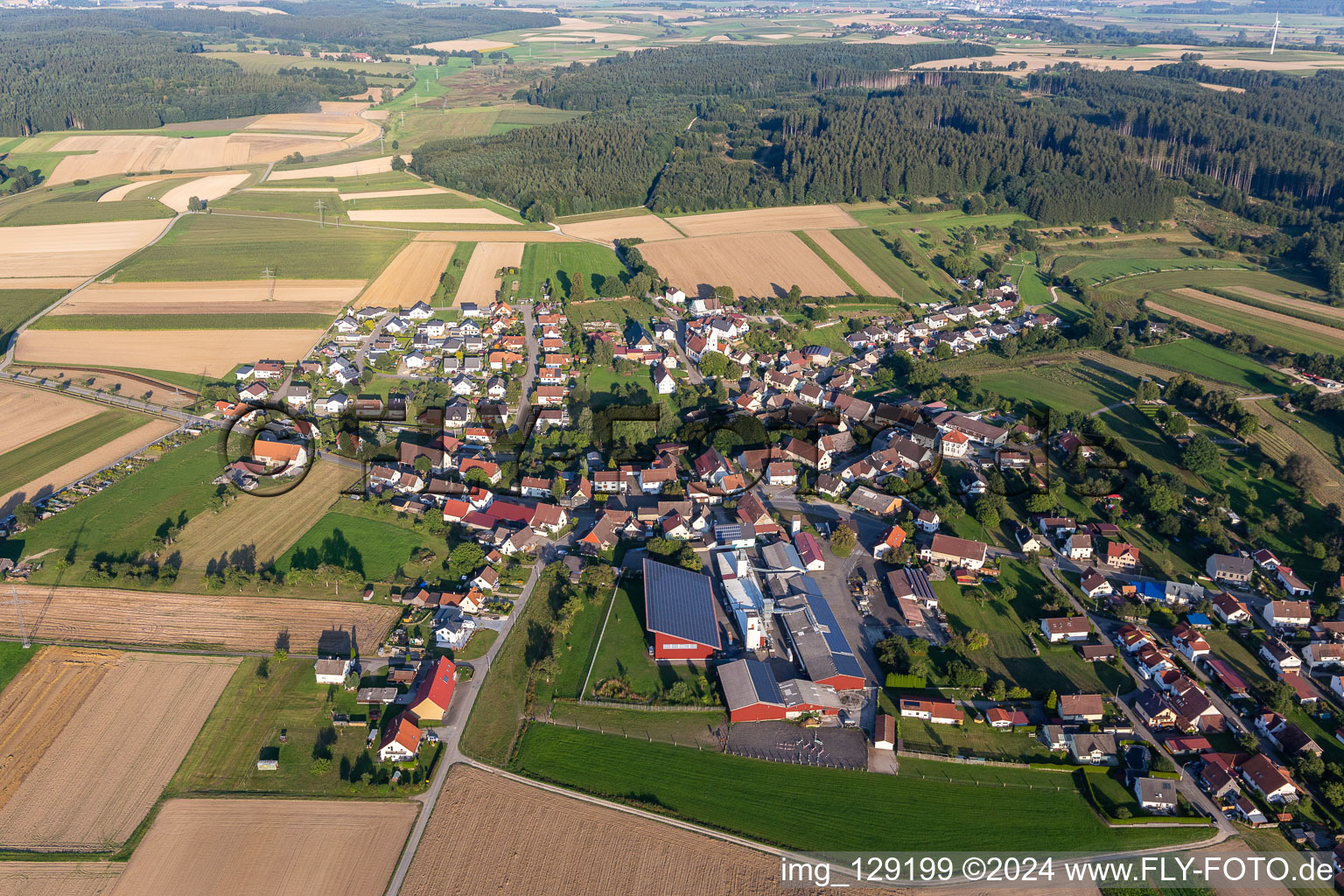 Scheer im Bundesland Baden-Württemberg, Deutschland von oben