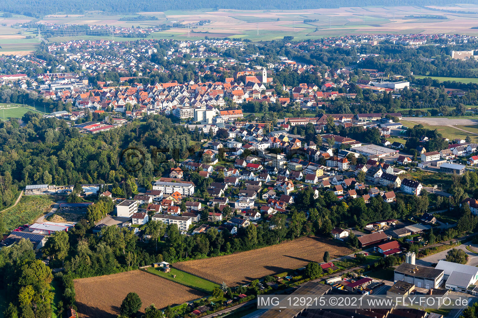 Riedlingen im Bundesland Baden-Württemberg, Deutschland von einer Drohne aus
