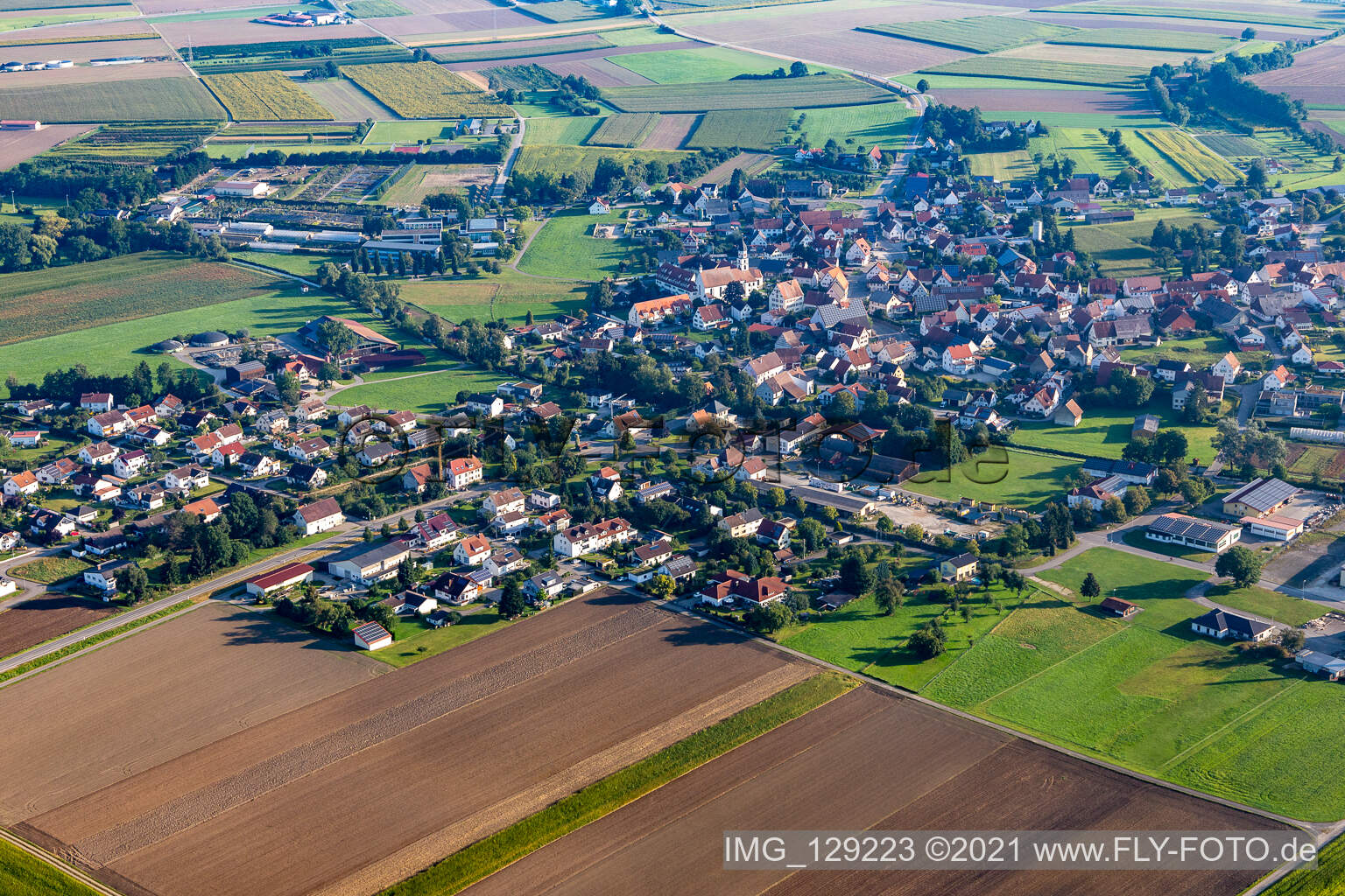 Luftbild von Unlingen im Bundesland Baden-Württemberg, Deutschland
