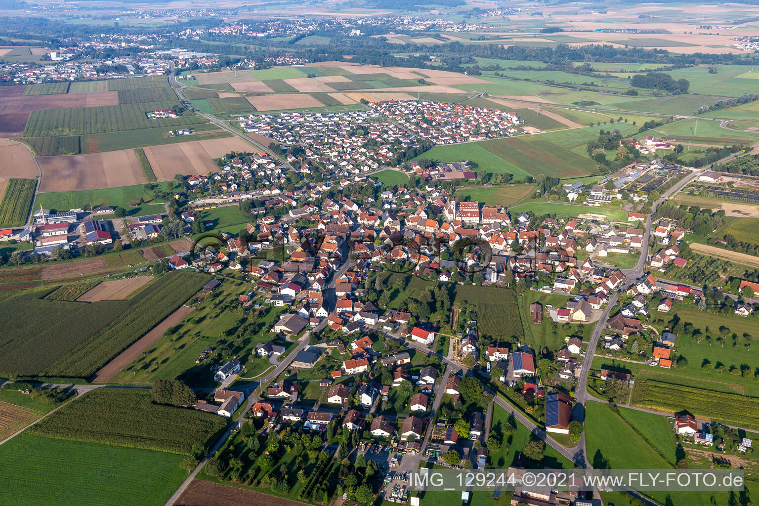 Unlingen im Bundesland Baden-Württemberg, Deutschland aus der Luft