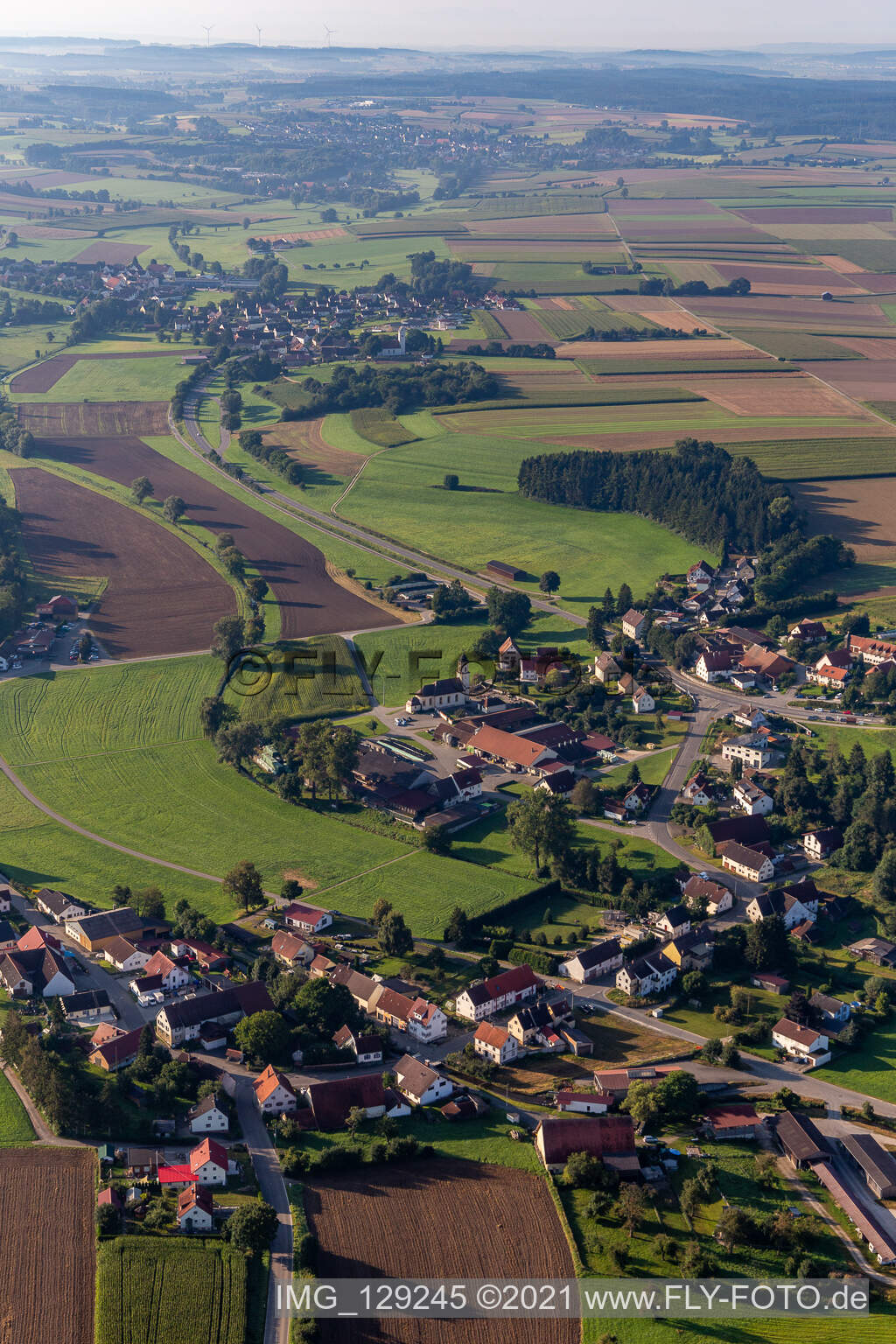 Unlingen im Bundesland Baden-Württemberg, Deutschland von oben gesehen