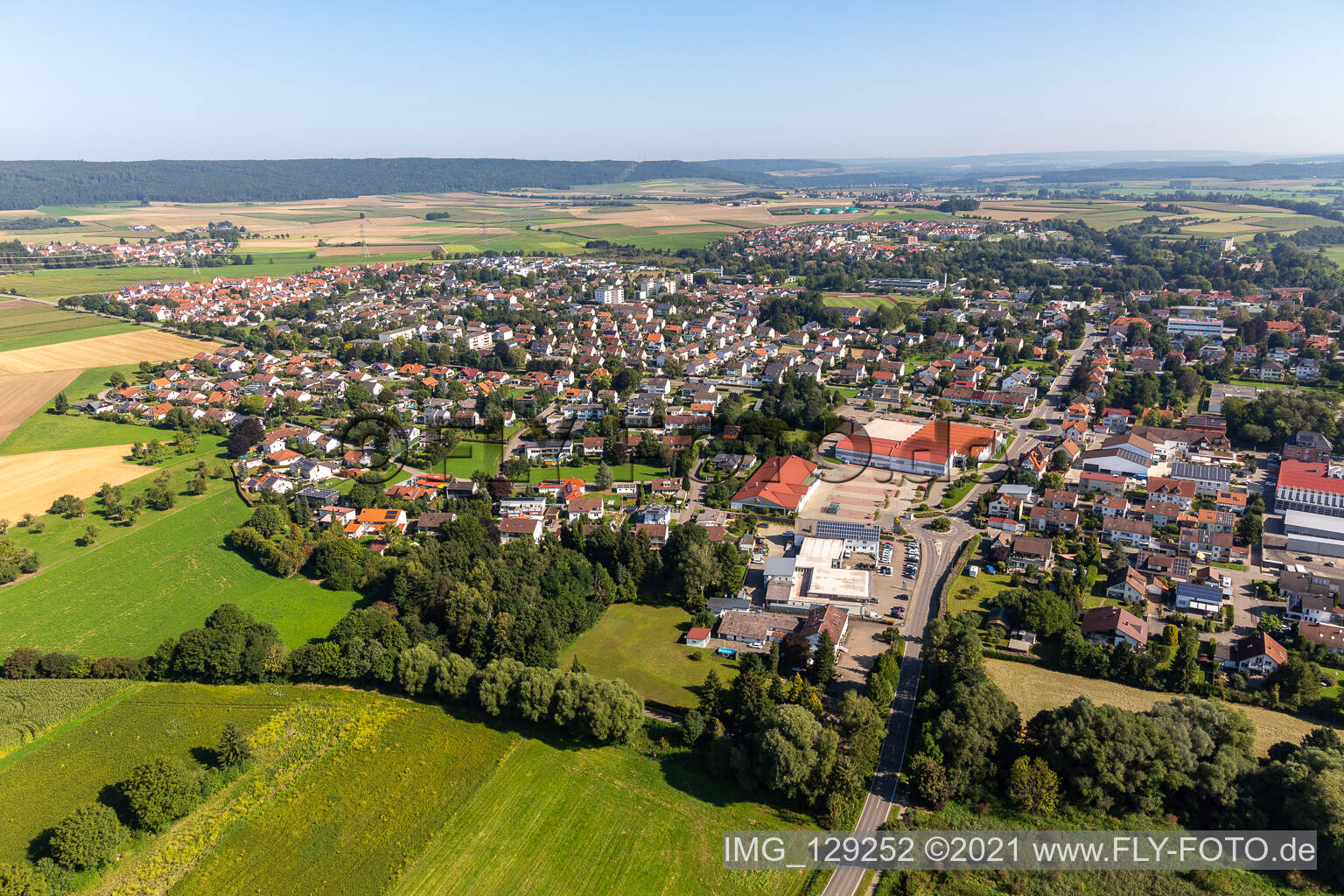 Luftbild von Riedlingen im Bundesland Baden-Württemberg, Deutschland
