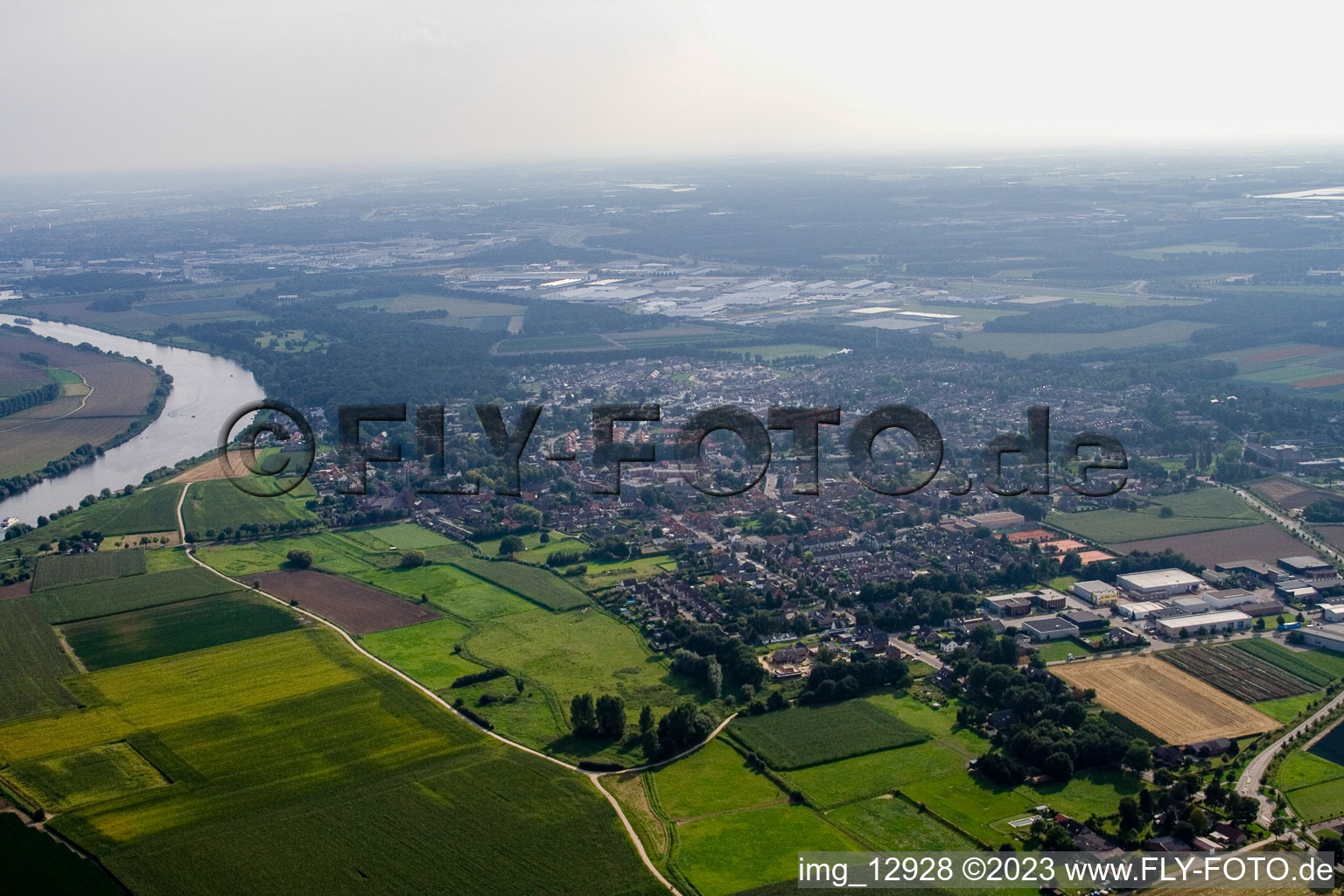 Luftaufnahme von Hasselt im Bundesland Limburg, Niederlande