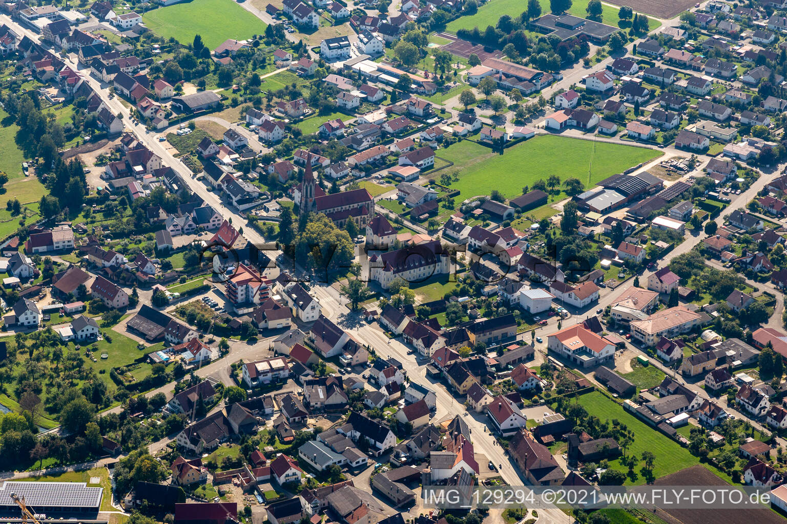 Langenenslingen im Bundesland Baden-Württemberg, Deutschland aus der Luft betrachtet