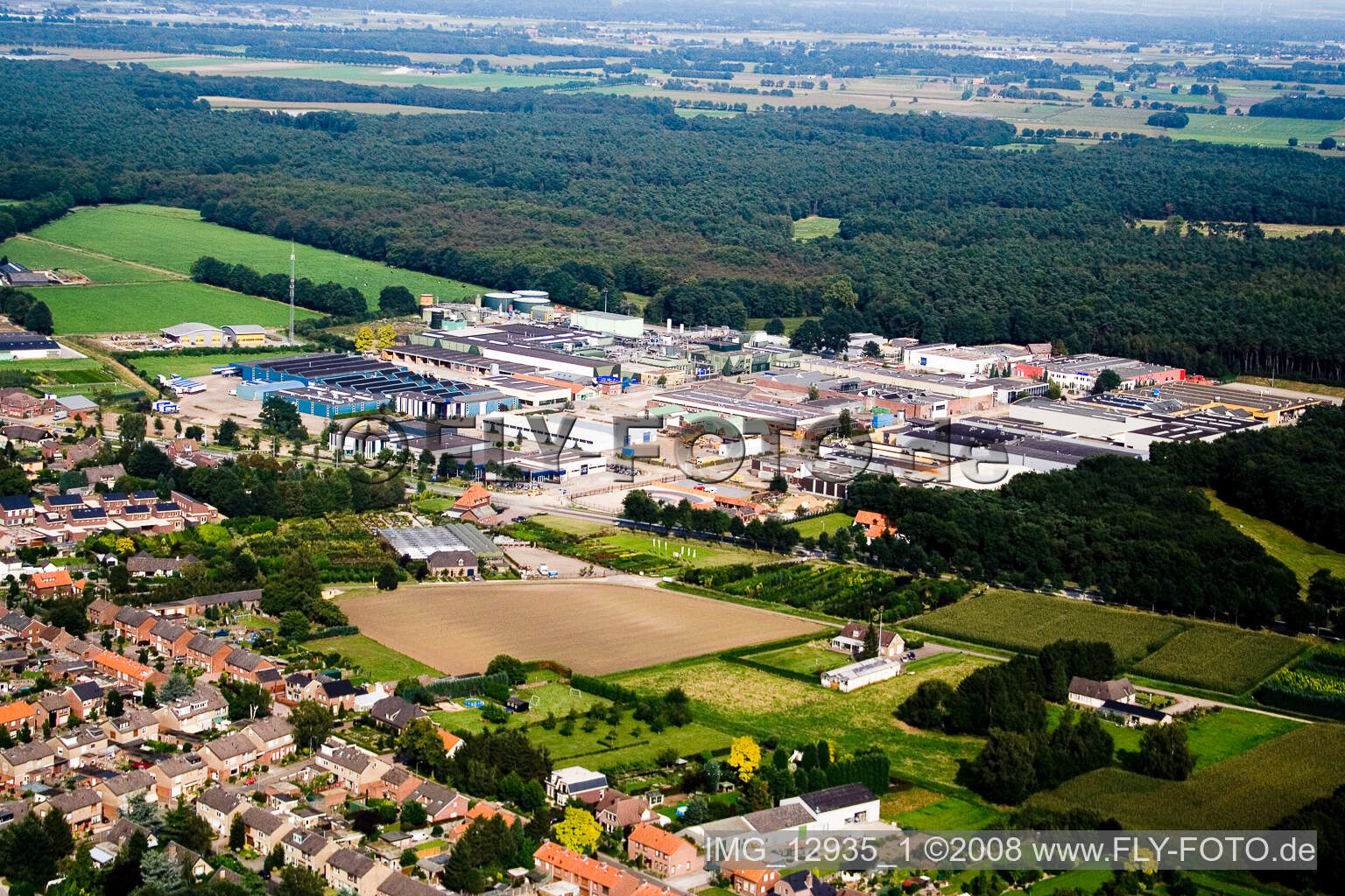 De Voort im Bundesland Limburg, Niederlande von oben