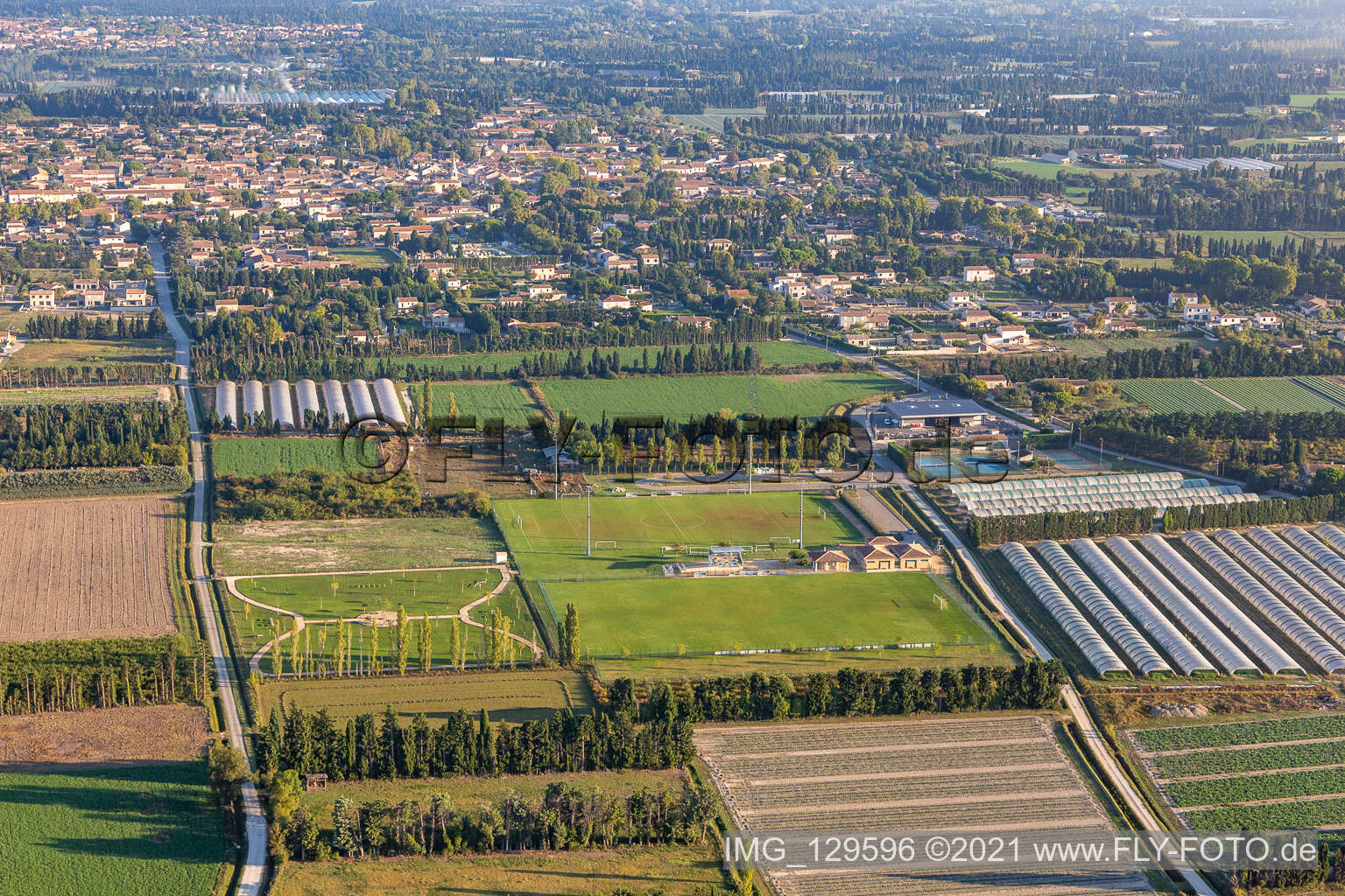 Stade Maillanais in Maillane im Bundesland Bouches-du-Rhône, Frankreich