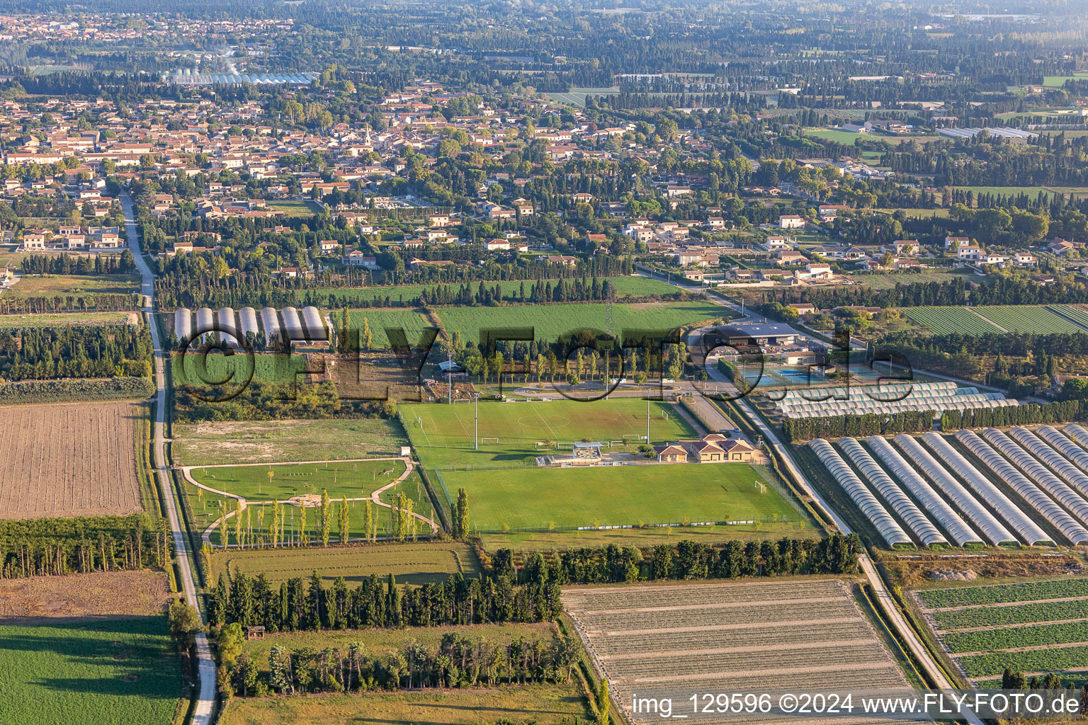 Stade Maillanais in Maillane im Bundesland Bouches-du-Rhône, Frankreich