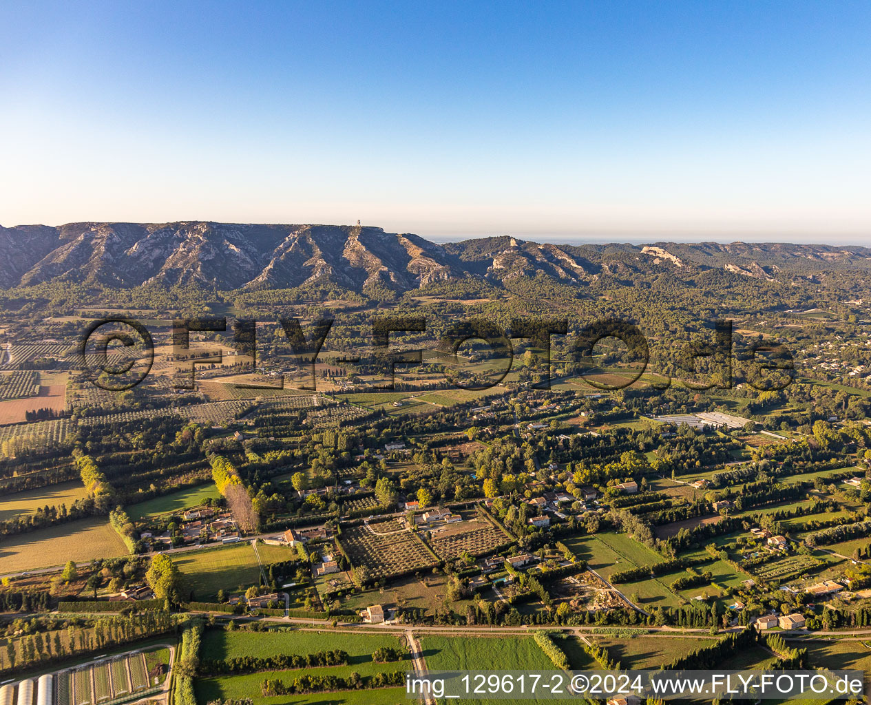 Massif des Alpilles in Saint-Rémy-de-Provence im Bundesland Bouches-du-Rhône, Frankreich