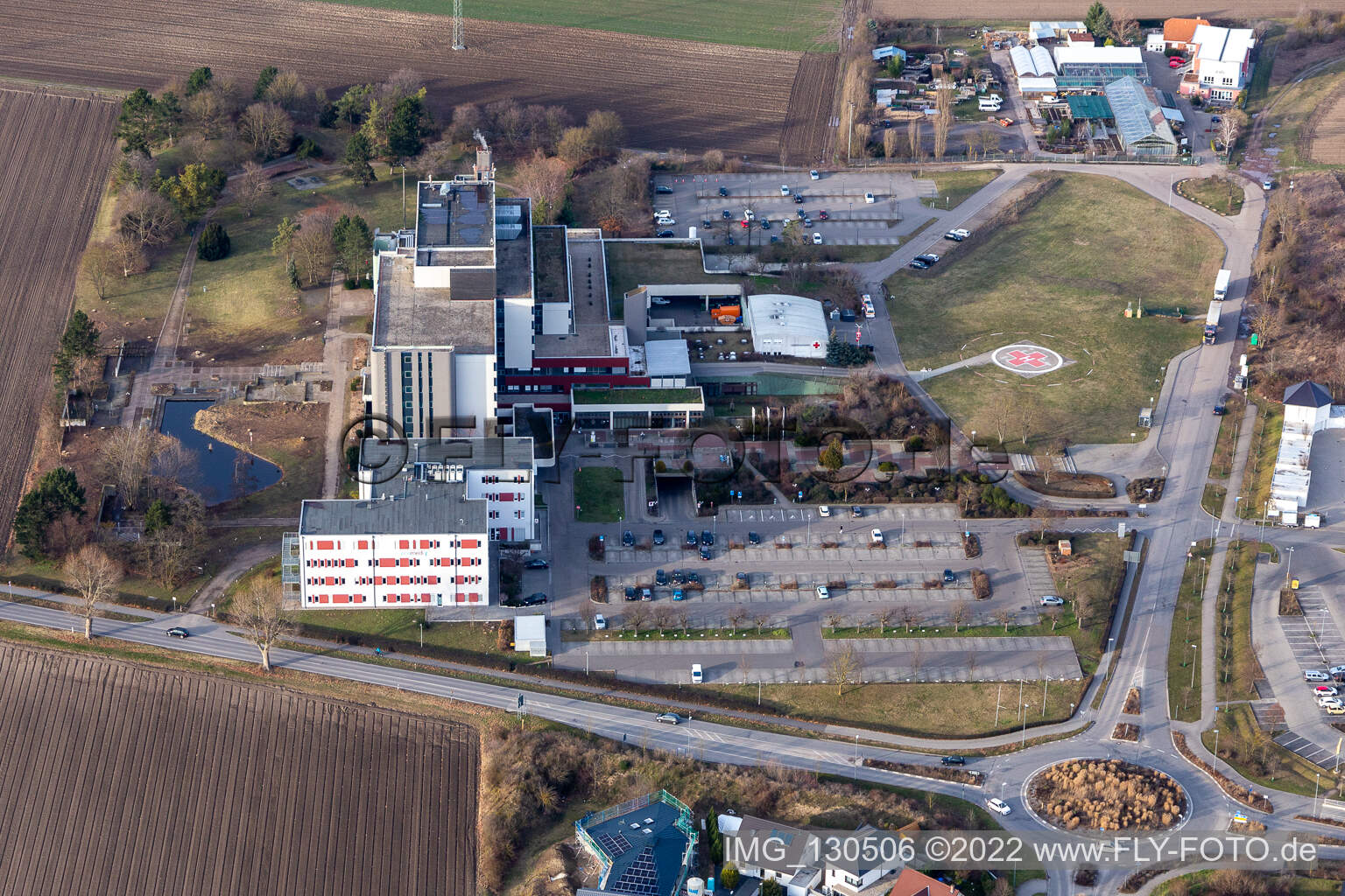 Stadtklinik in Frankenthal im Bundesland Rheinland-Pfalz, Deutschland
