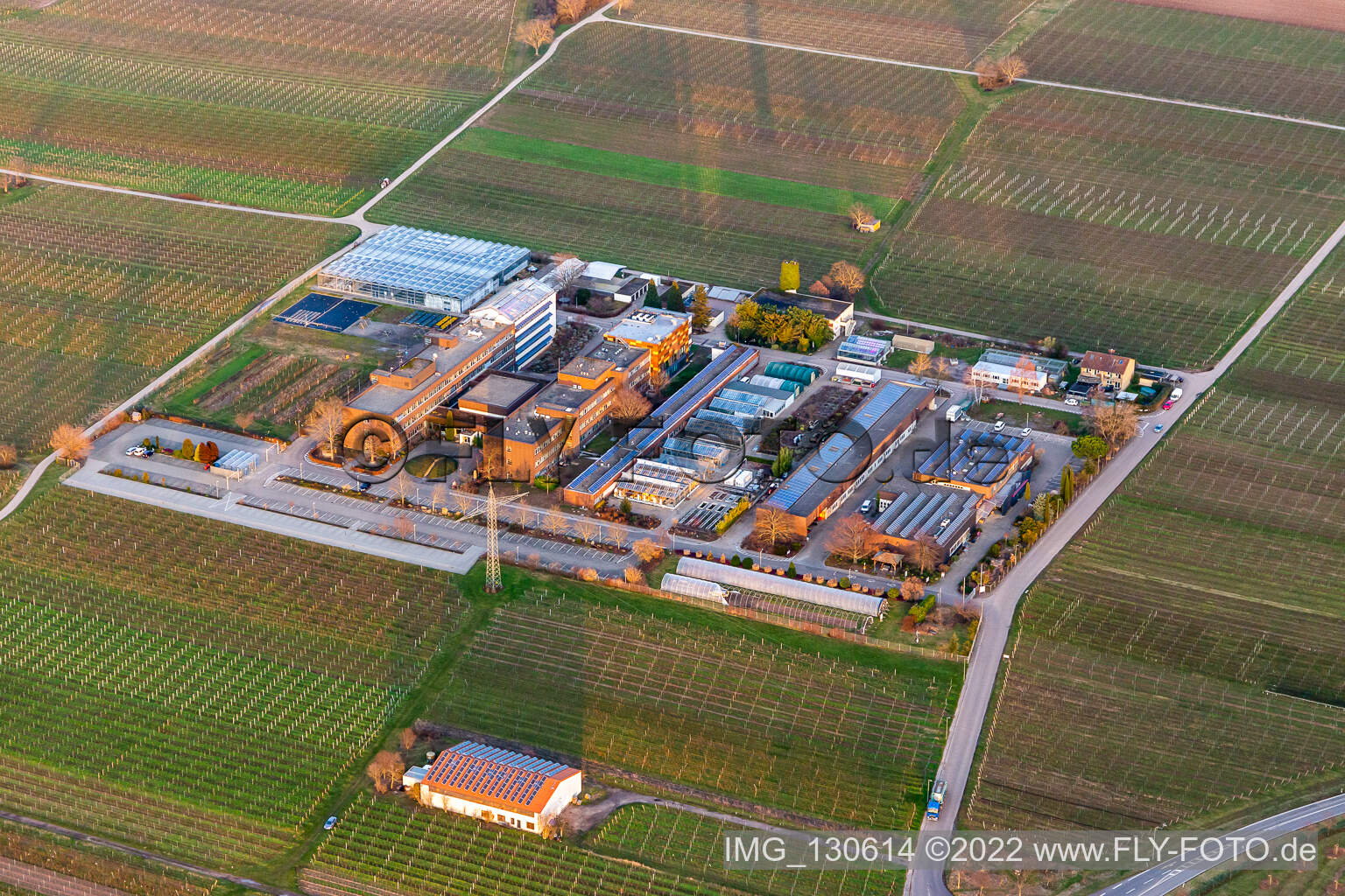 Mußbach, RLP Agroscience GmbH, DLR-Dienstleistungszentrum Ländlicher Raum Rheinpfalz, in Neustadt an der Weinstraße im Bundesland Rheinland-Pfalz, Deutschland
