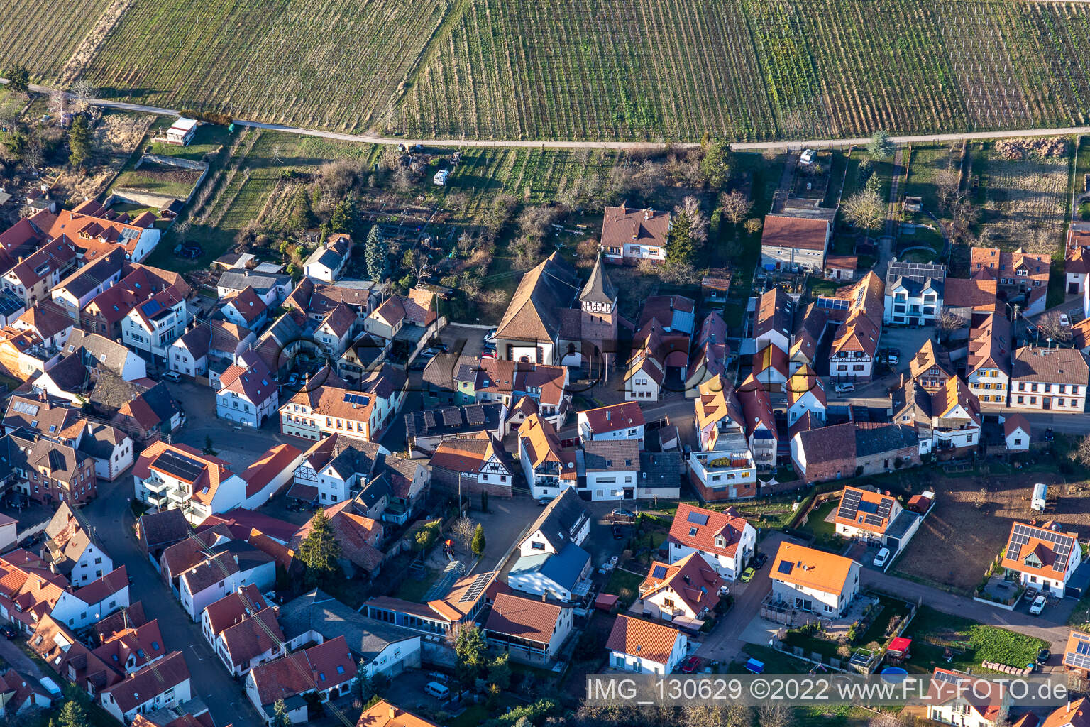 Ranschbach im Bundesland Rheinland-Pfalz, Deutschland aus der Drohnenperspektive