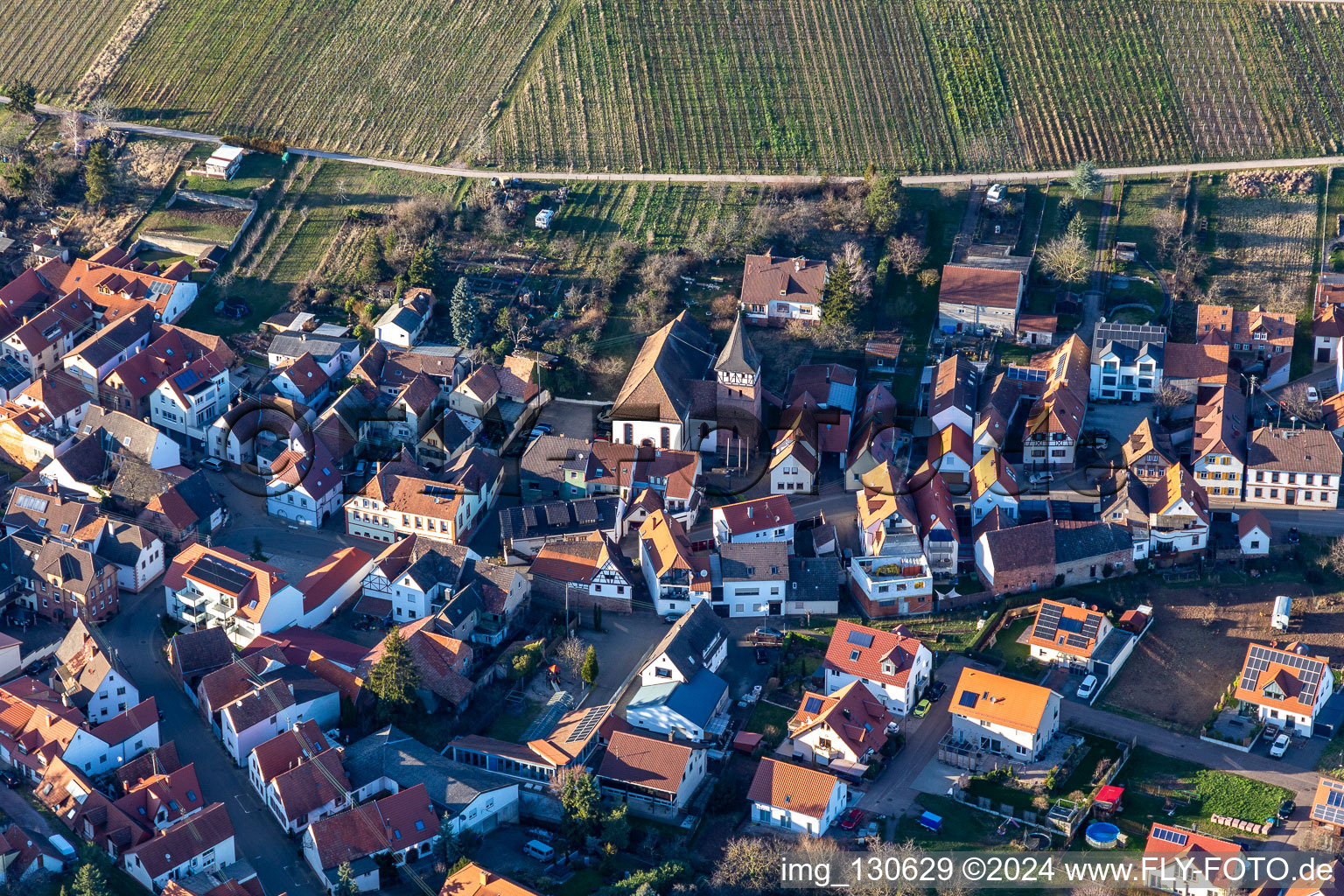 Ranschbach im Bundesland Rheinland-Pfalz, Deutschland aus der Drohnenperspektive