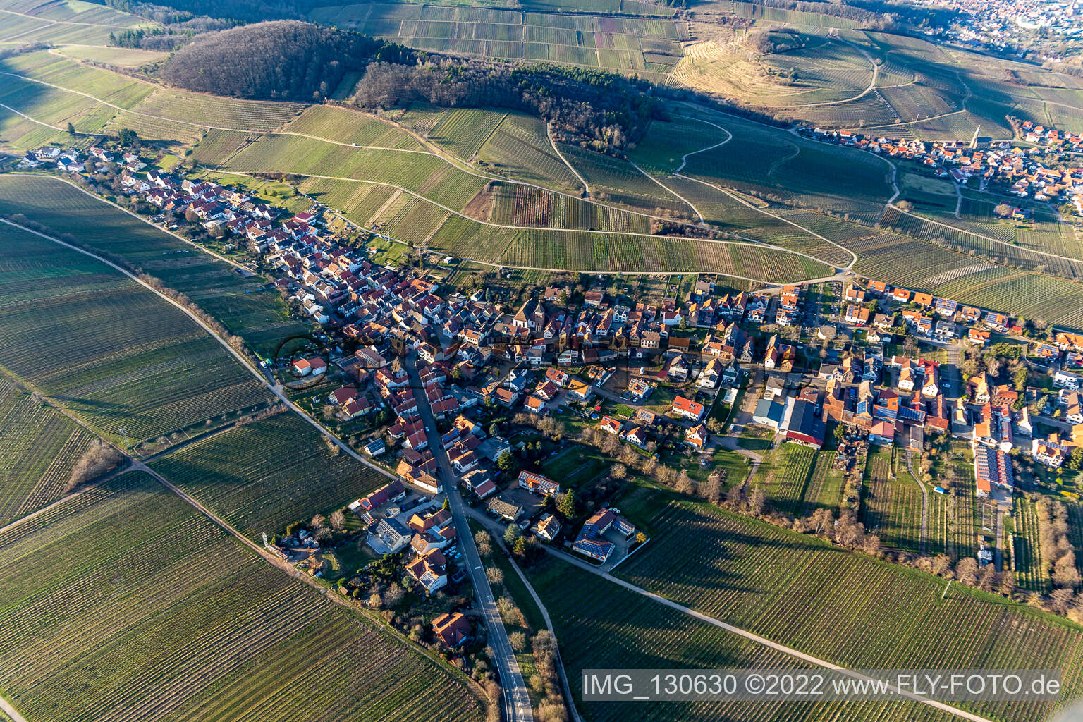 Ranschbach im Bundesland Rheinland-Pfalz, Deutschland von einer Drohne aus