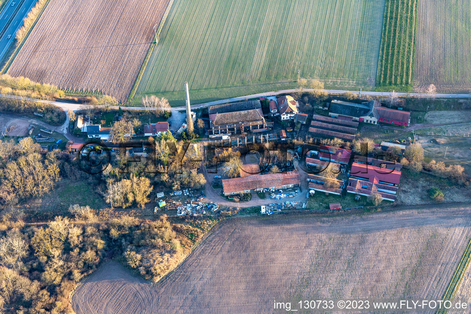 Luftaufnahme von Zimmerei Hellmann in Kuhardt im Bundesland Rheinland-Pfalz, Deutschland