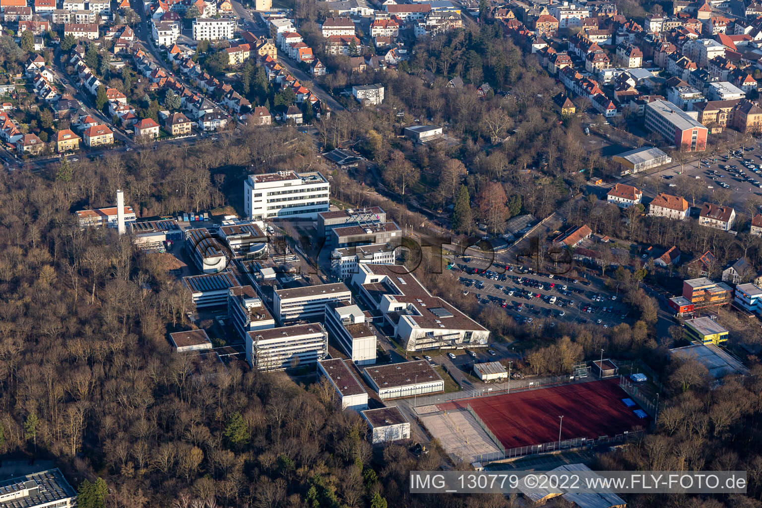 Luftbild von Universität Koblenz · Landau - Campus Landau in Landau in der Pfalz im Bundesland Rheinland-Pfalz, Deutschland
