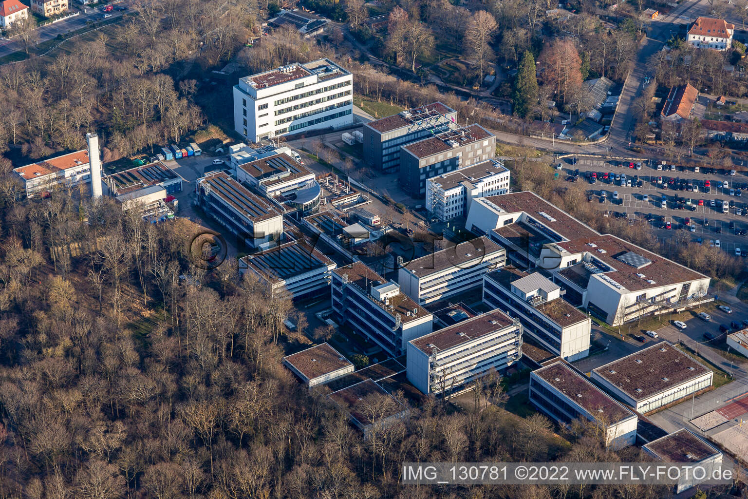 Luftaufnahme von Universität Koblenz · Landau - Campus Landau in Landau in der Pfalz im Bundesland Rheinland-Pfalz, Deutschland