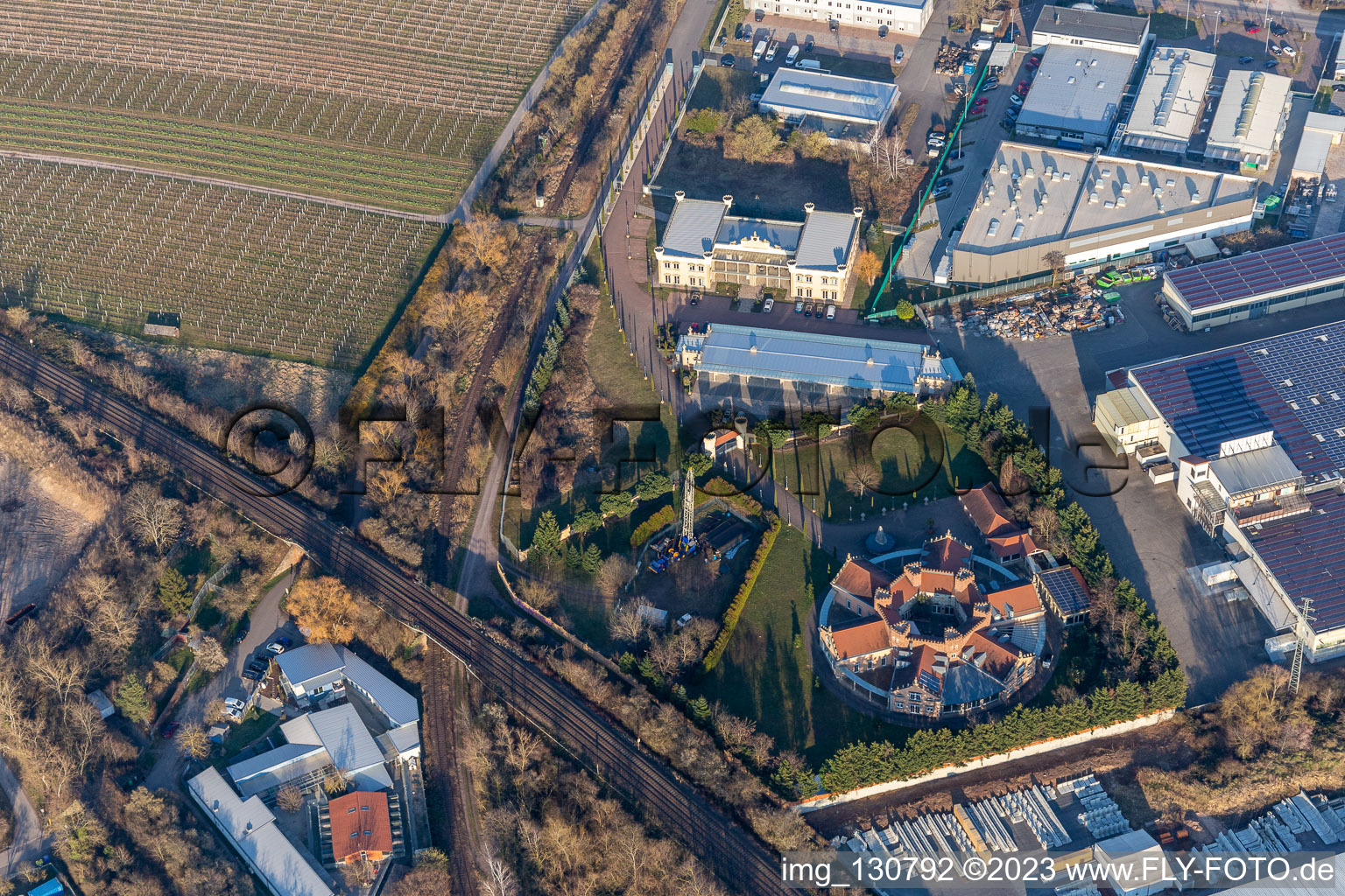 Landau in der Pfalz im Bundesland Rheinland-Pfalz, Deutschland aus der Luft betrachtet