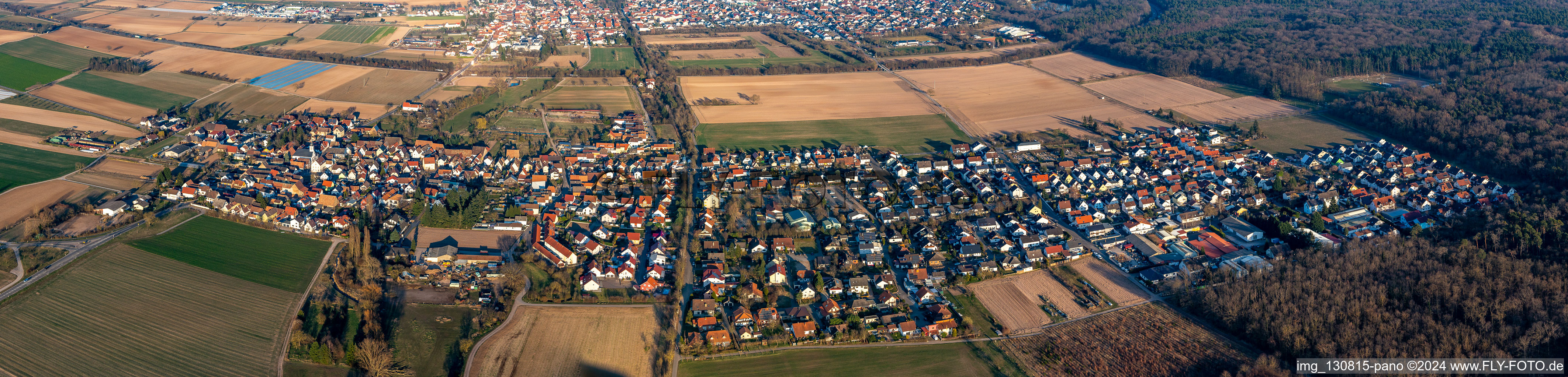 Panorama in Westheim im Bundesland Rheinland-Pfalz, Deutschland