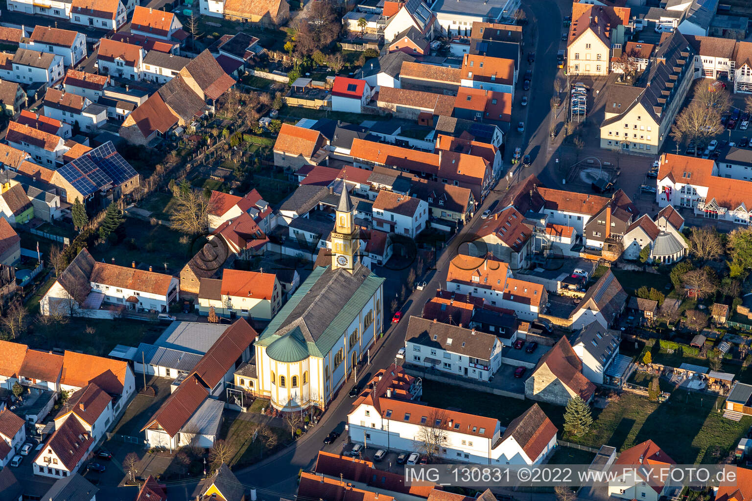 St. Martinus in Lingenfeld im Bundesland Rheinland-Pfalz, Deutschland