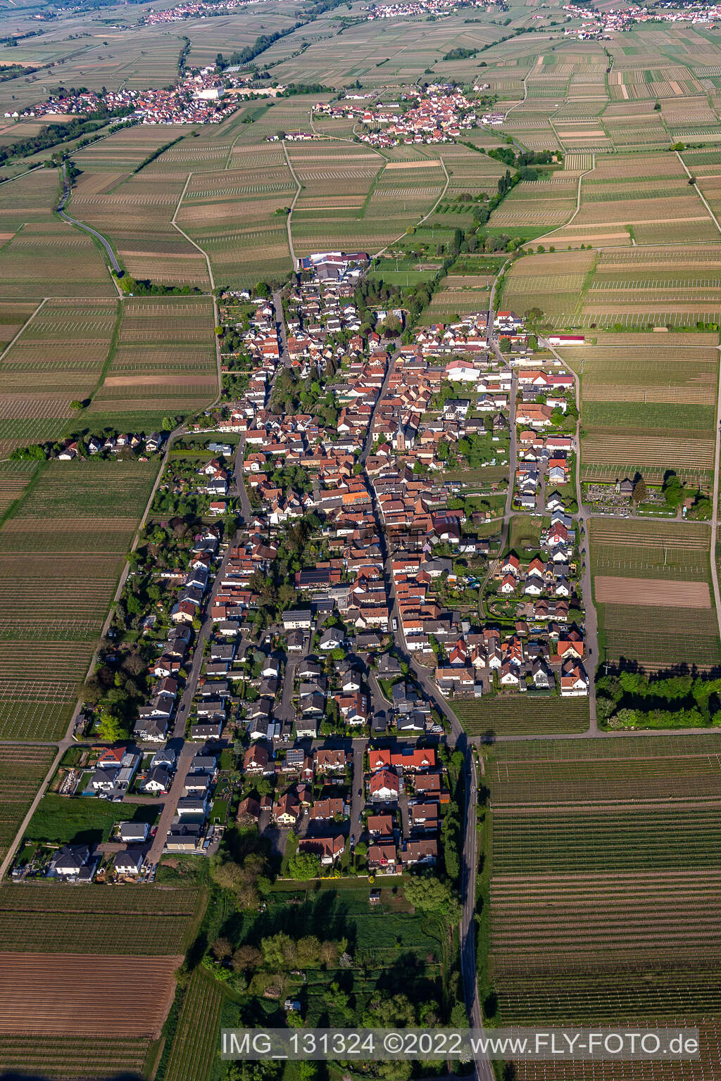 Roschbach im Bundesland Rheinland-Pfalz, Deutschland von einer Drohne aus