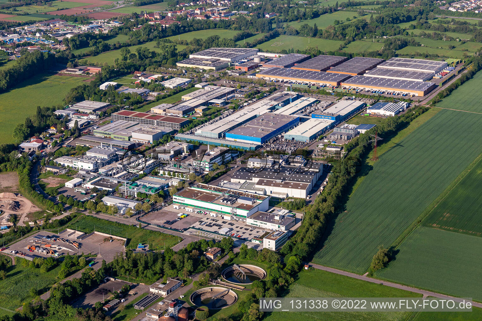 Industriegebiet Landau Ost in Landau in der Pfalz im Bundesland Rheinland-Pfalz, Deutschland