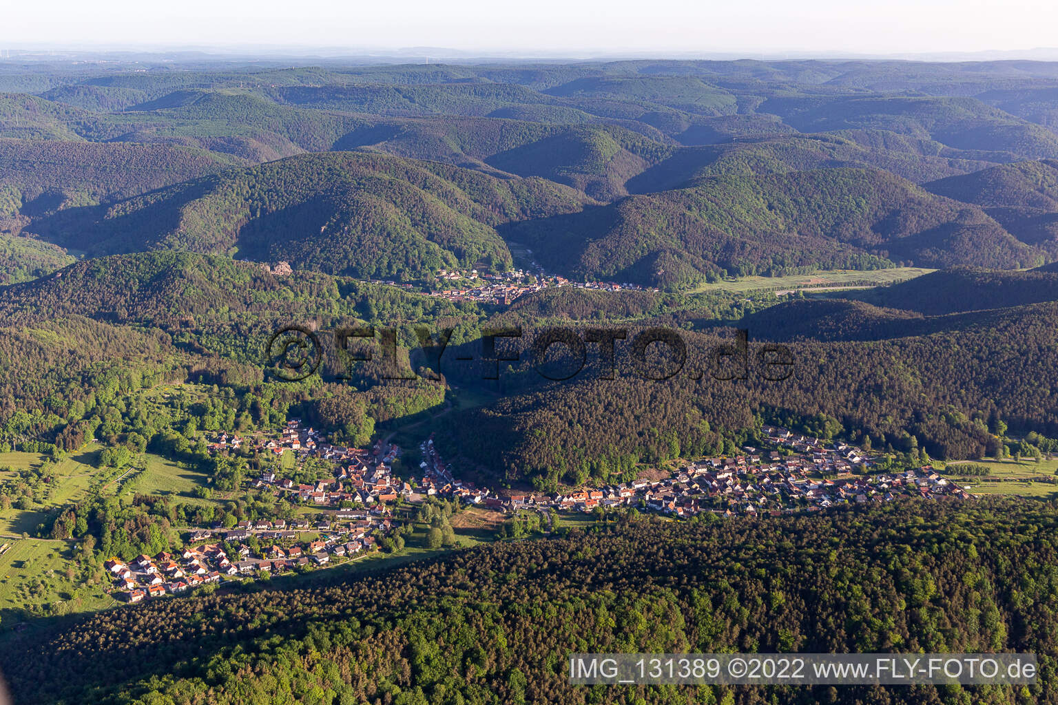 Spirkelbach im Bundesland Rheinland-Pfalz, Deutschland aus der Luft