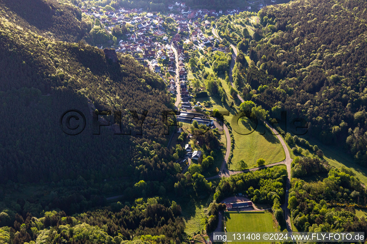 Lug im Bundesland Rheinland-Pfalz, Deutschland von einer Drohne aus