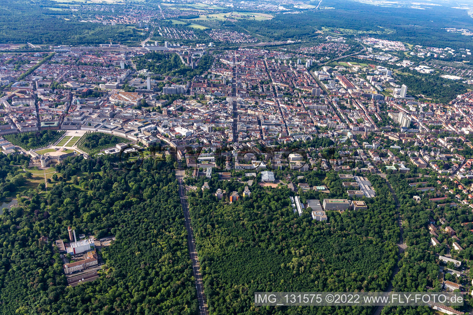 Weststadt, Südweststadt in Karlsruhe im Bundesland Baden-Württemberg, Deutschland