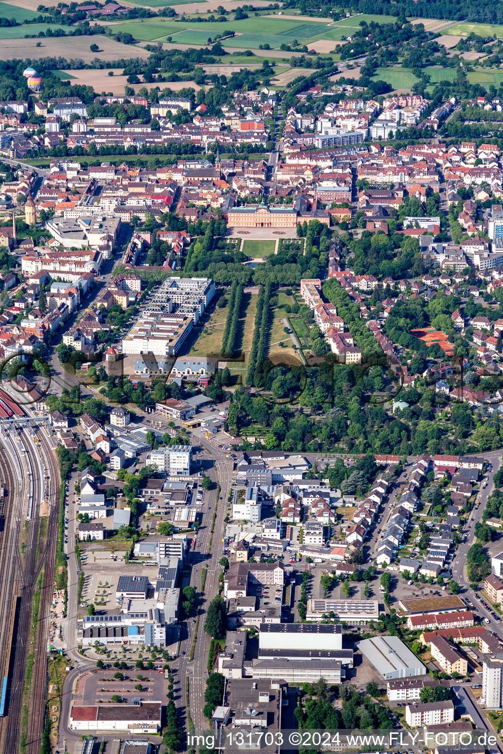 Residenzschloss Rastatt im Bundesland Baden-Württemberg, Deutschland