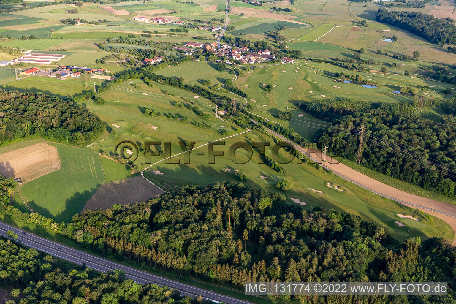 Luftbild von GOLFPLATZ STEISSLINGEN GMBH in Steißlingen im Bundesland Baden-Württemberg, Deutschland