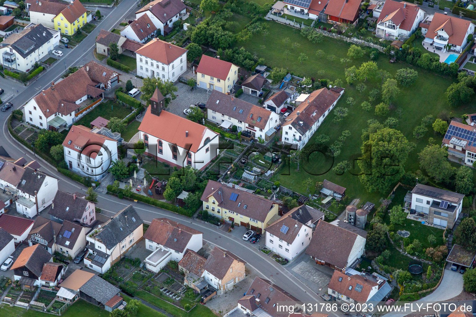 Hausen an der Aach  St. Agatha in Singen im Bundesland Baden-Württemberg, Deutschland