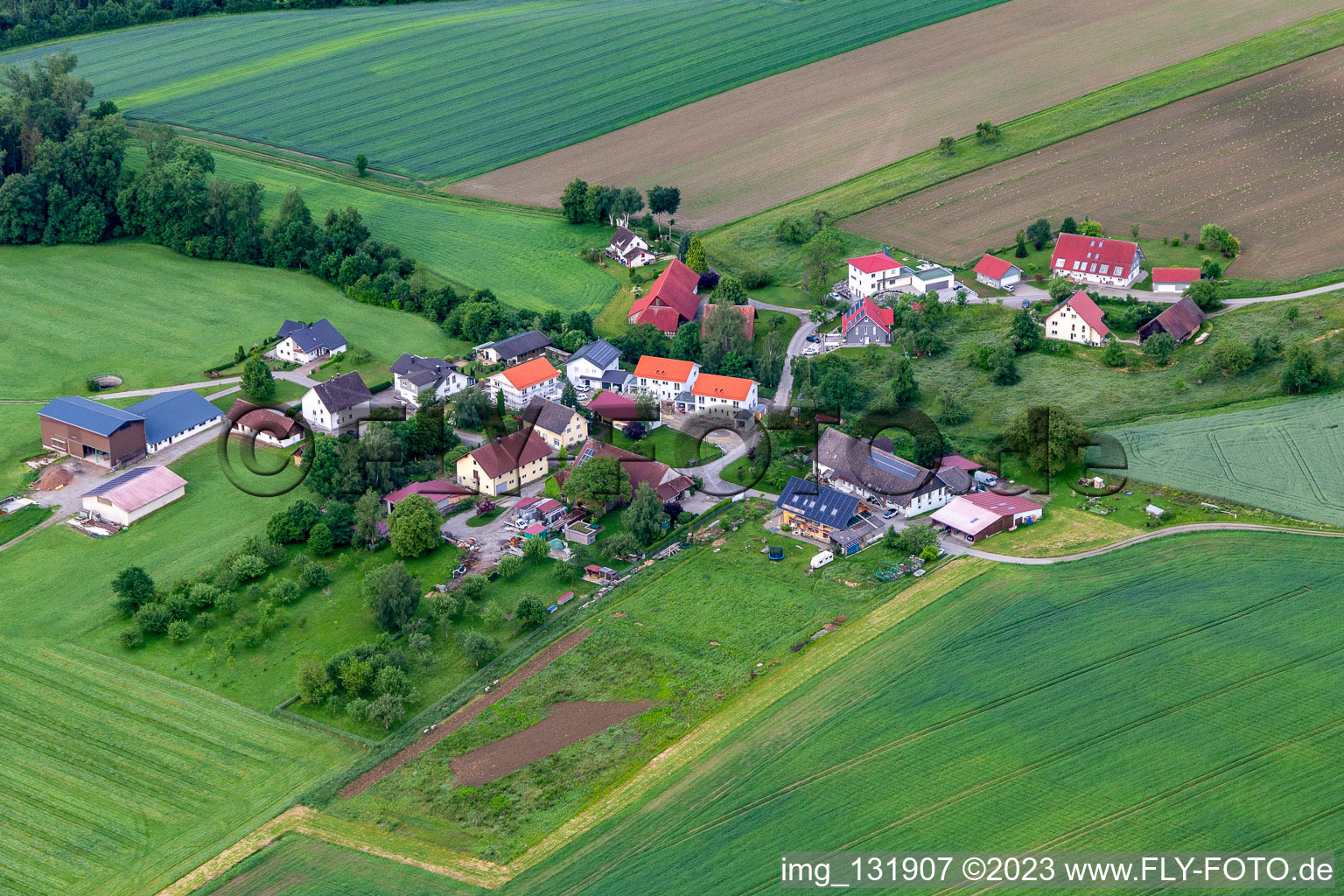 Nehmetsweiler in Horgenzell im Bundesland Baden-Württemberg, Deutschland