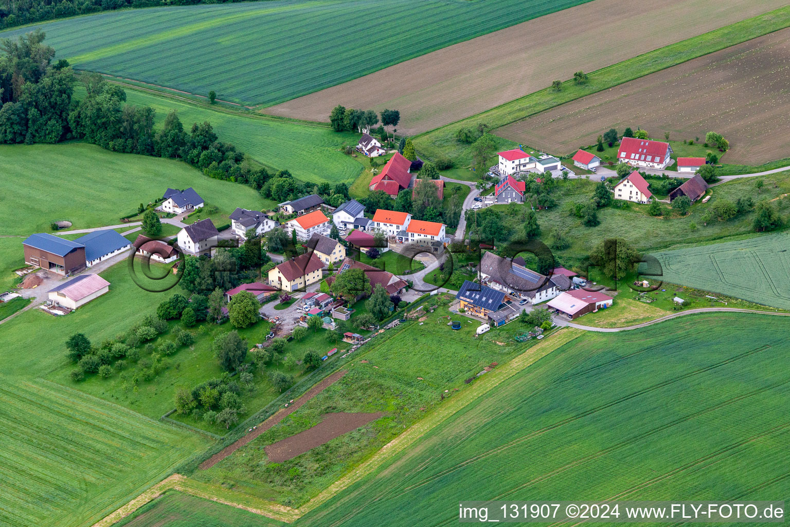 Ortsteil Nehmetsweiler in Horgenzell im Bundesland Baden-Württemberg, Deutschland