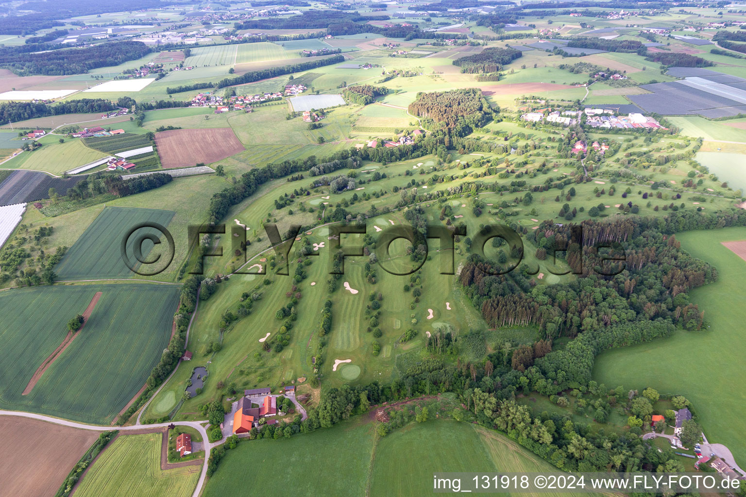 Luftaufnahme von Golfanlage Ravensburg im Bundesland Baden-Württemberg, Deutschland