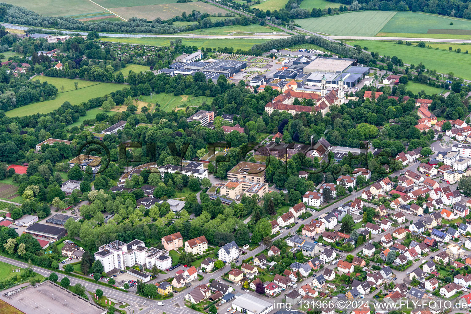 St. Peter und Paul, ZfP Südwürttemberg, Krankenhaus Weissenau Abteilung für Neurologie in Ravensburg im Bundesland Baden-Württemberg, Deutschland