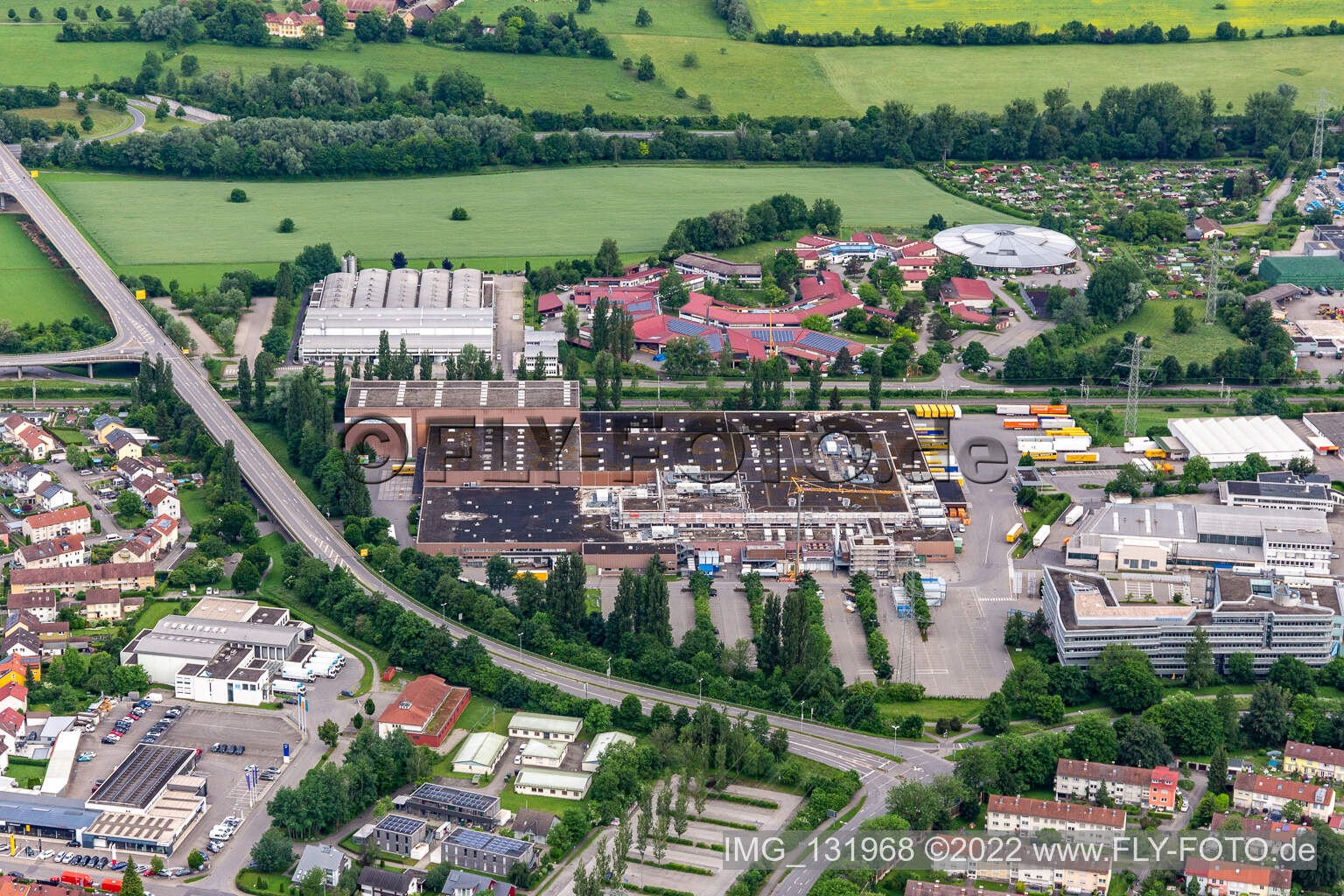 Luftbild von Ravensburger AG  Liebenau Berufsbildungswerk gGmbH im Bundesland Baden-Württemberg, Deutschland