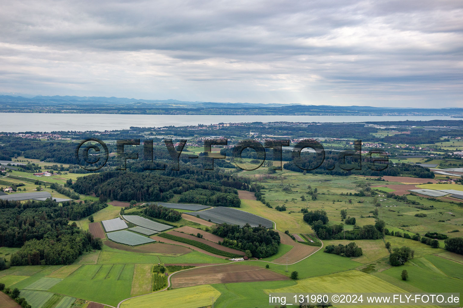 Bodenseepanorama von in Friedrichshafen im Bundesland Baden-Württemberg, Deutschland