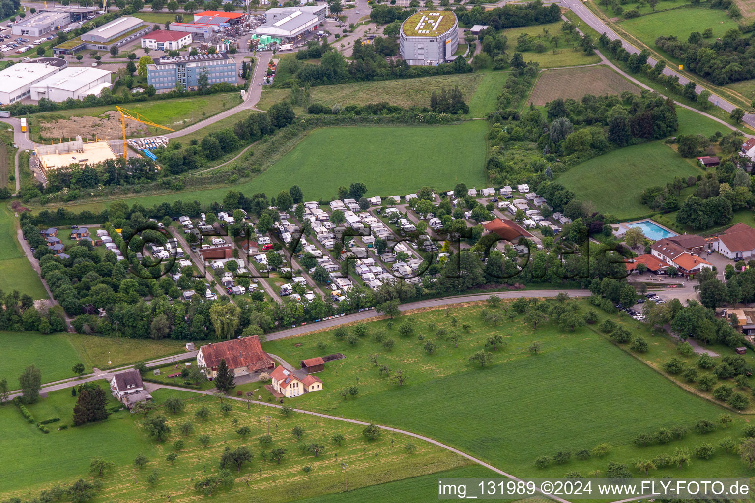 Wirthshof Camping | Chalets in Markdorf beim Bodensee im Ortsteil Bergheim im Bundesland Baden-Württemberg, Deutschland