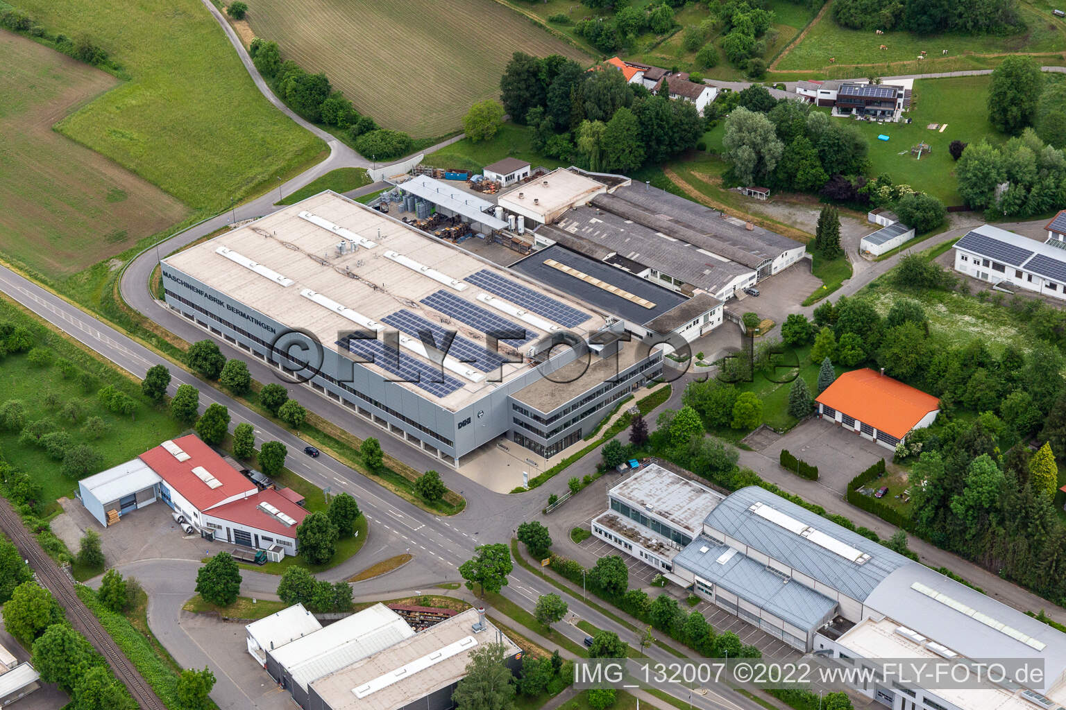 Luftbild von Maschinenfabrik Bermatingen GmbH & Co. KG im Bundesland Baden-Württemberg, Deutschland