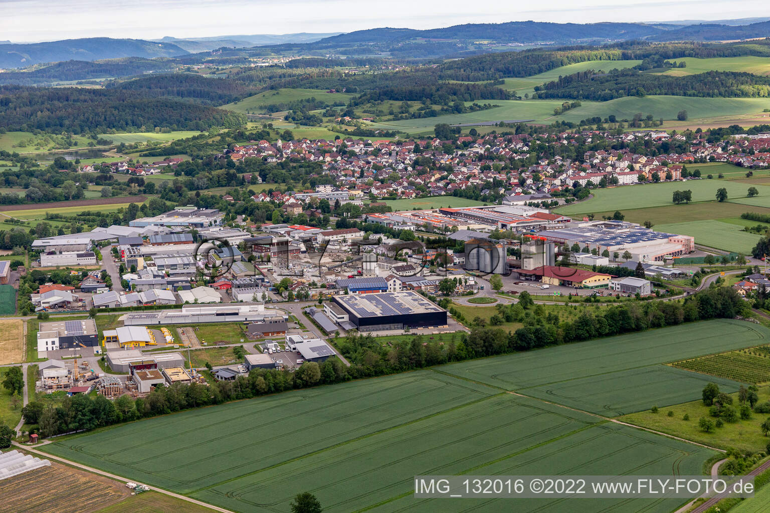 Industriegebiet Mimmenhausen in Salem im Bundesland Baden-Württemberg, Deutschland