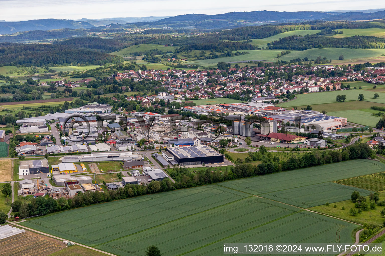 Industriegebiet Mimmenhausen in Salem im Bundesland Baden-Württemberg, Deutschland