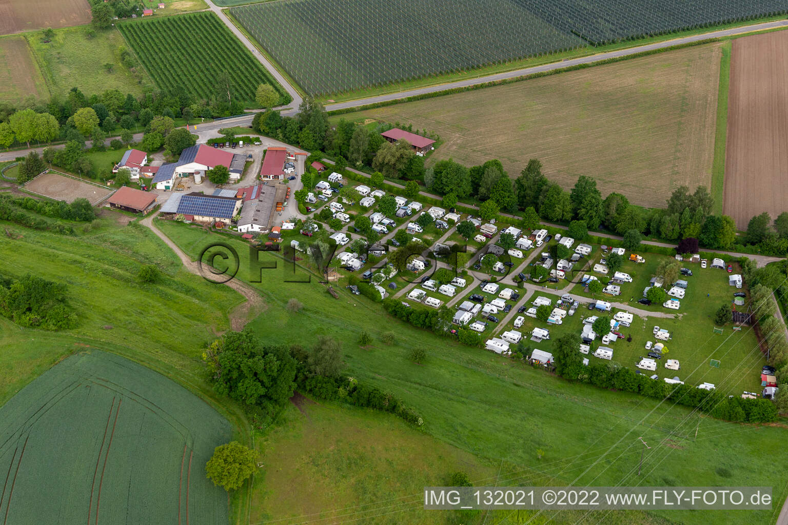 Campinghof Salem im Bundesland Baden-Württemberg, Deutschland
