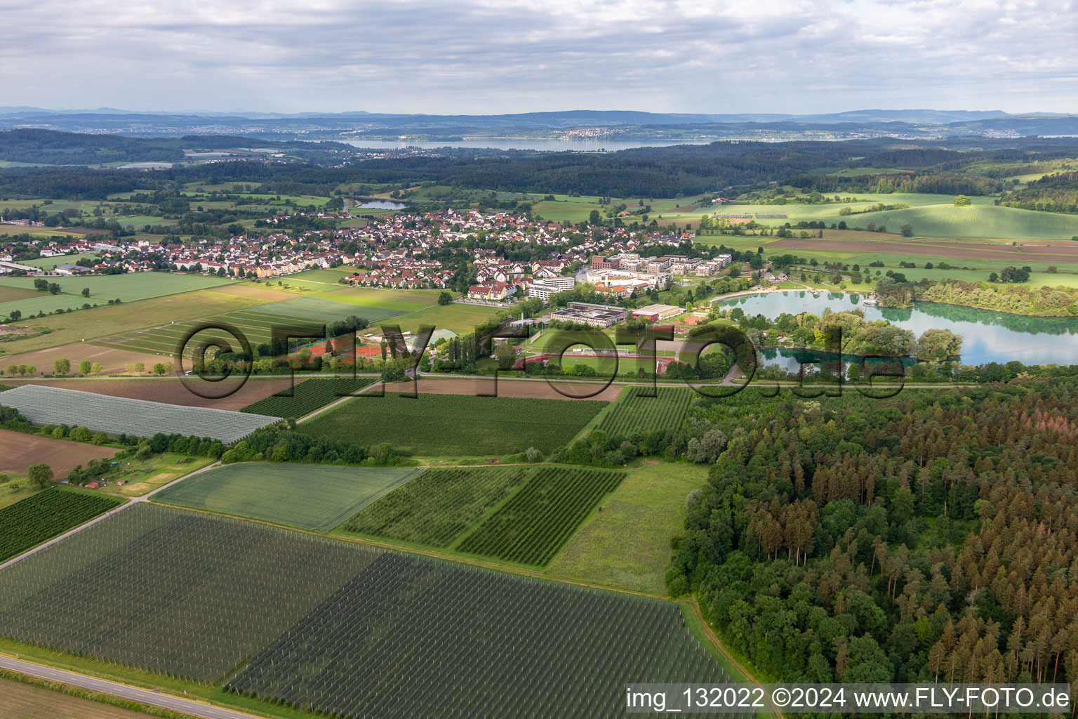 Mimmenhausen am Schlosssee in Salem im Bundesland Baden-Württemberg, Deutschland