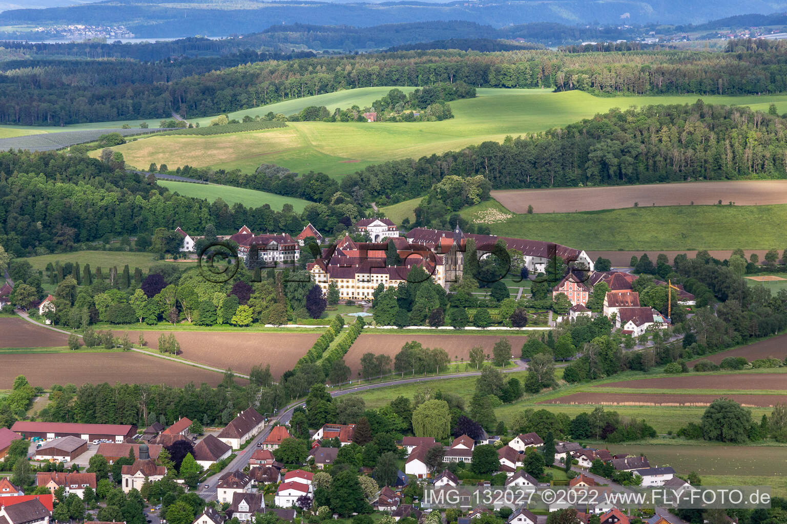 Kloster, Schule und Schloss Salem im Bundesland Baden-Württemberg, Deutschland
