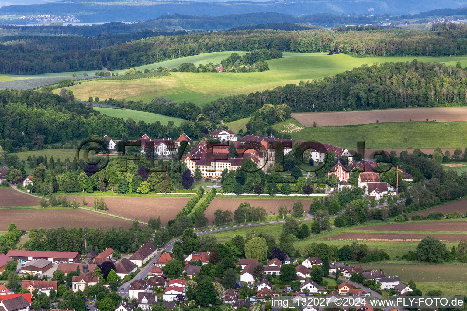 Kloster, Schule und Schloss Salem im Bundesland Baden-Württemberg, Deutschland