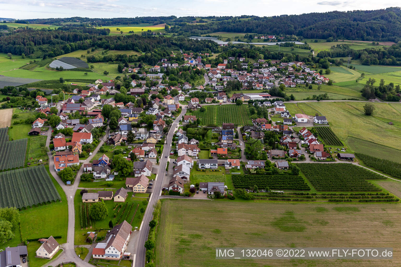 Luftbild von Altheim in Frickingen im Bundesland Baden-Württemberg, Deutschland