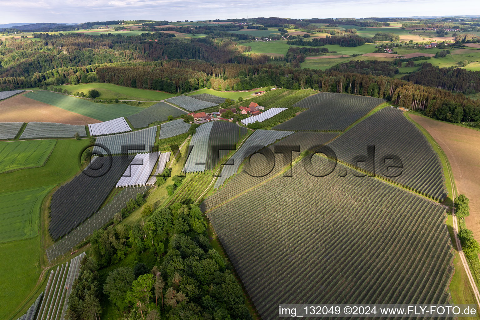 Ortsteil Altheim in Frickingen im Bundesland Baden-Württemberg, Deutschland von oben