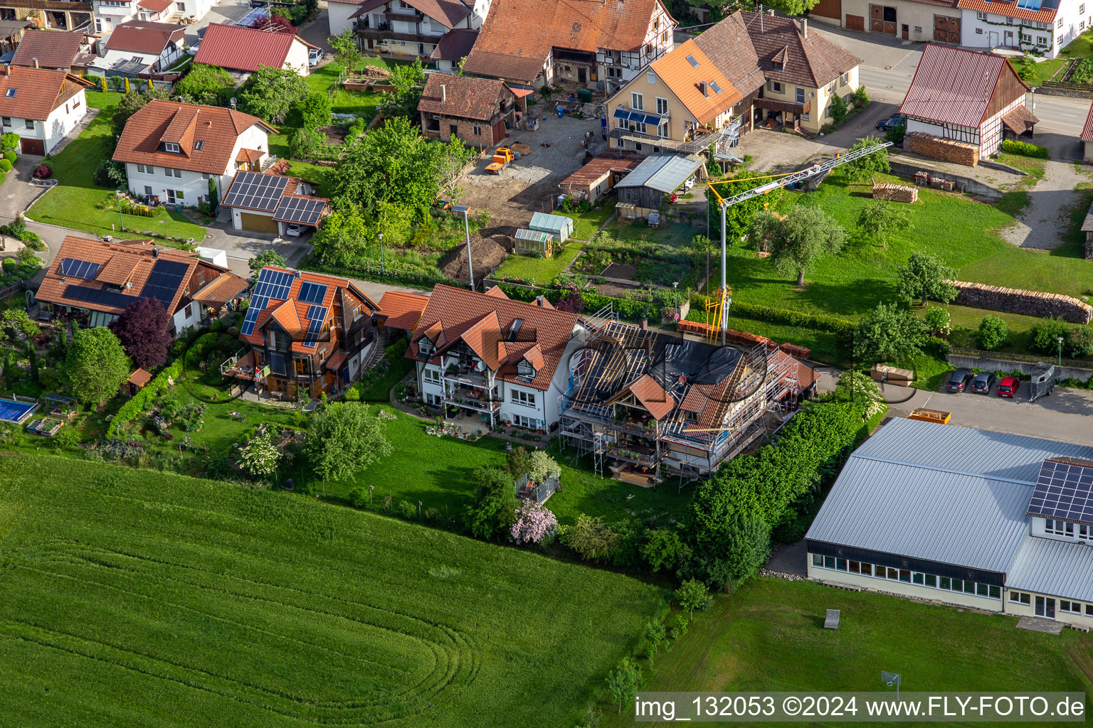 Luftbild von Taisersdorf in Owingen im Bundesland Baden-Württemberg, Deutschland