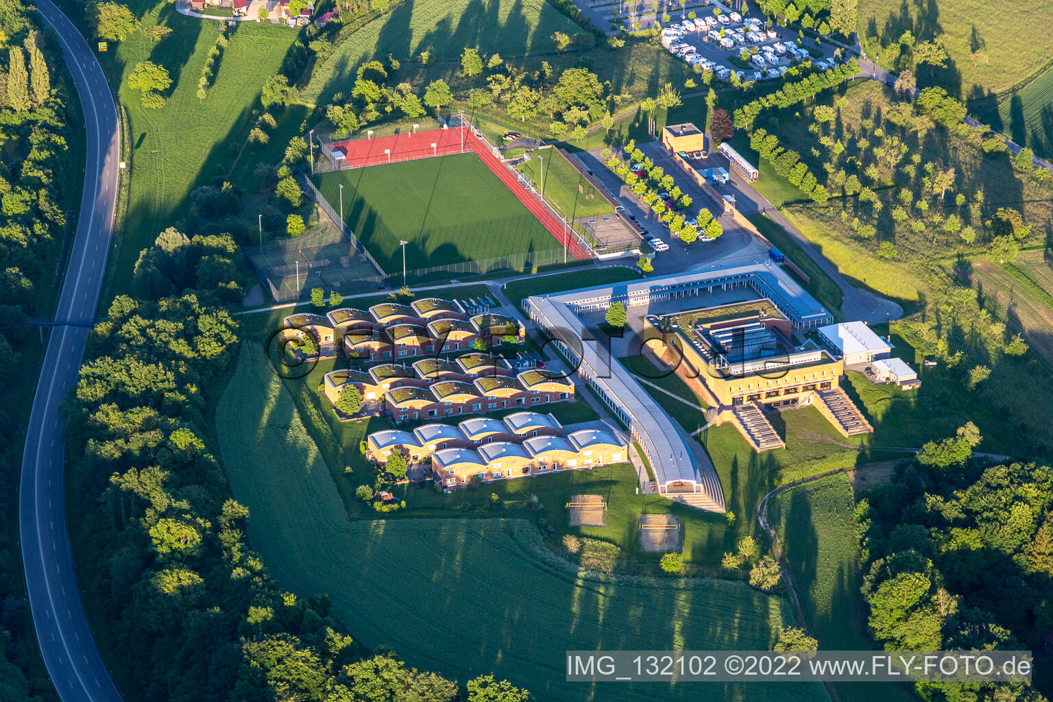 Luftbild von Salem International College - Campus Härlen in Überlingen im Bundesland Baden-Württemberg, Deutschland